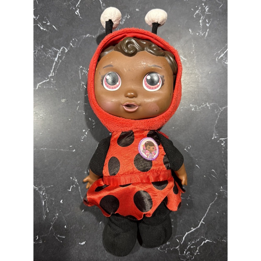 DISNEY Doc McStuffin’s Baby Nursery Pals Lady Bug Red Black Plush Doll